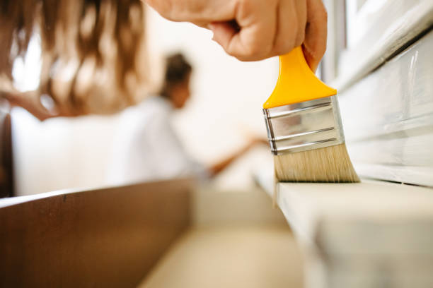 Close-up brush detail