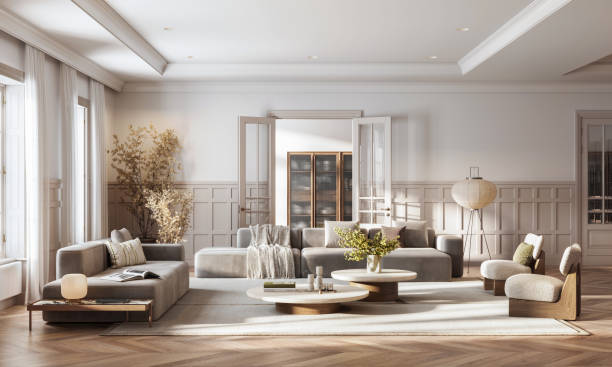 Modern living room repaint