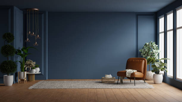 Clean minimalist interior design